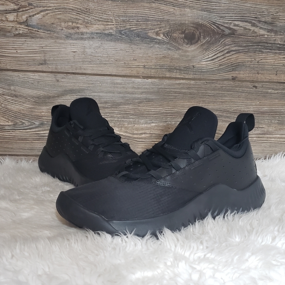 New Nike Jordan Proto Lyte Triple Black Sneakers - Picture 6 of 8